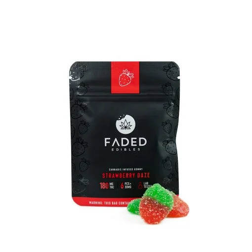 Faded Cannabis Co. Strawberry Daze Gummies