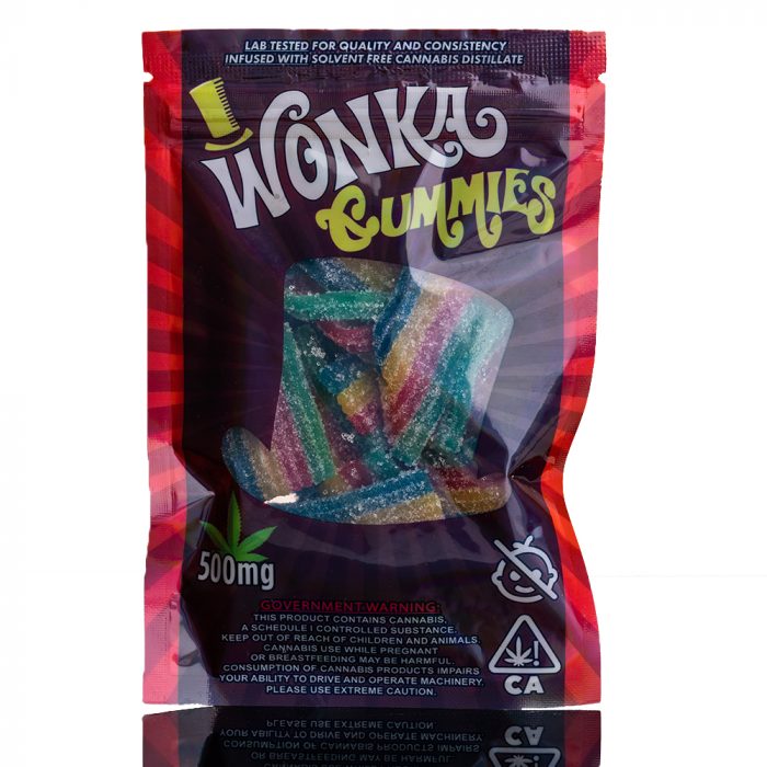 Wonka Gummies Rainbow Belts
