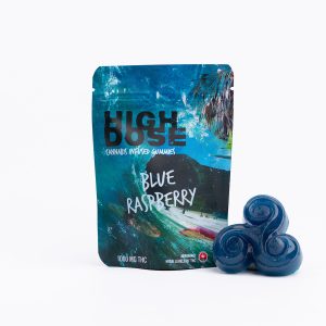 500mg THC Gummies - Blue Raspberry
