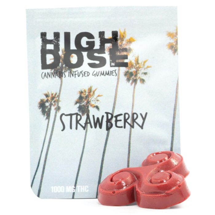 HighDose 1000MG Gummie Strawberry